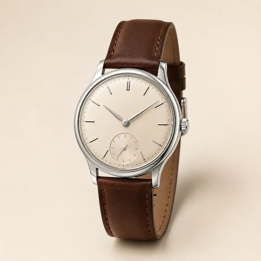 Classic leather watch